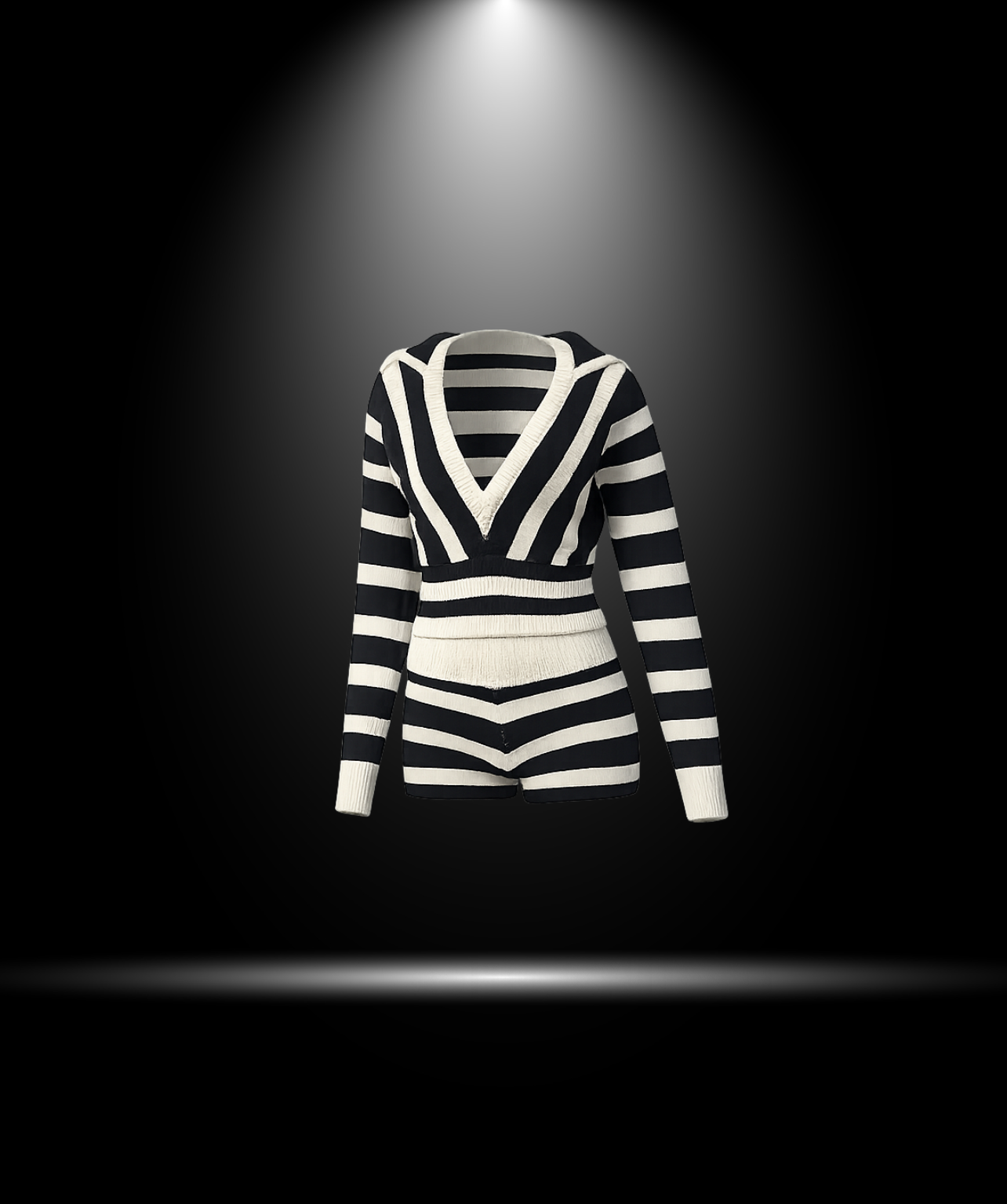 XO Striped Statement Set